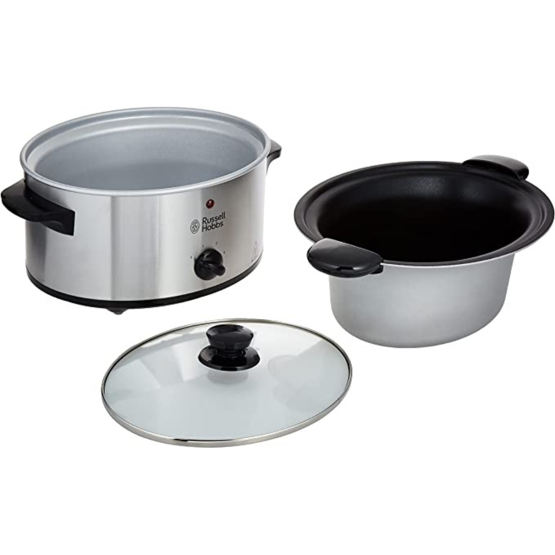 Russell Hobbs Searing Slow Cooker (Open Box) راسل هوبز سيرينج طباخ بطيء Russell Hobbs Searing Slow Cooker (Open Box) راسل هوبز سيرينج طباخ بطيء
